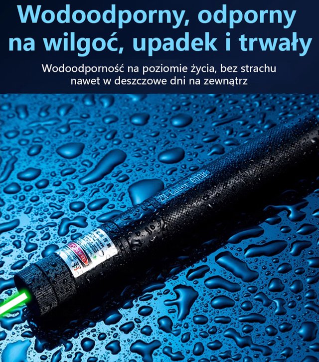 Laserowe światło punktowe w kolorze czerwonym i zielonym