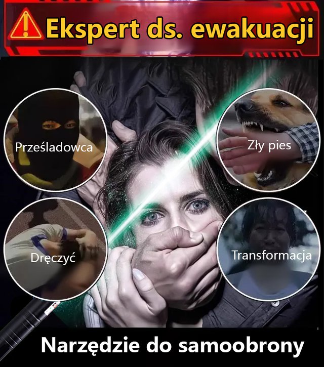 Laserowe światło punktowe w kolorze czerwonym i zielonym