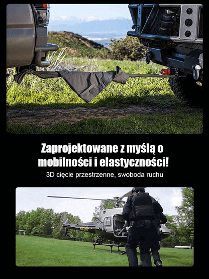 Męskie elastyczne wodoodporne spodnie taktyczne