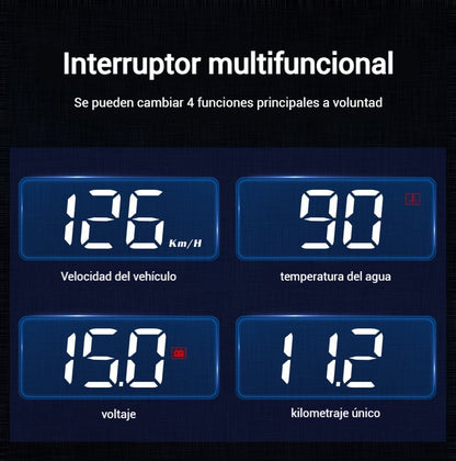 OBD2 HUD Car Head Up Display Proyector Velocímetro