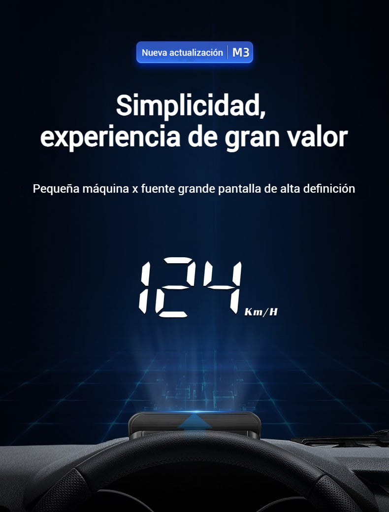 OBD2 HUD Car Head Up Display Proyector Velocímetro