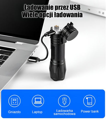 Samoobrona Dual Arc - Wielofunkcyjna latarka