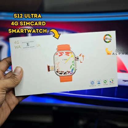 Smartwatch S12 Ultra 4G z Androidem i obrotową kamerą!